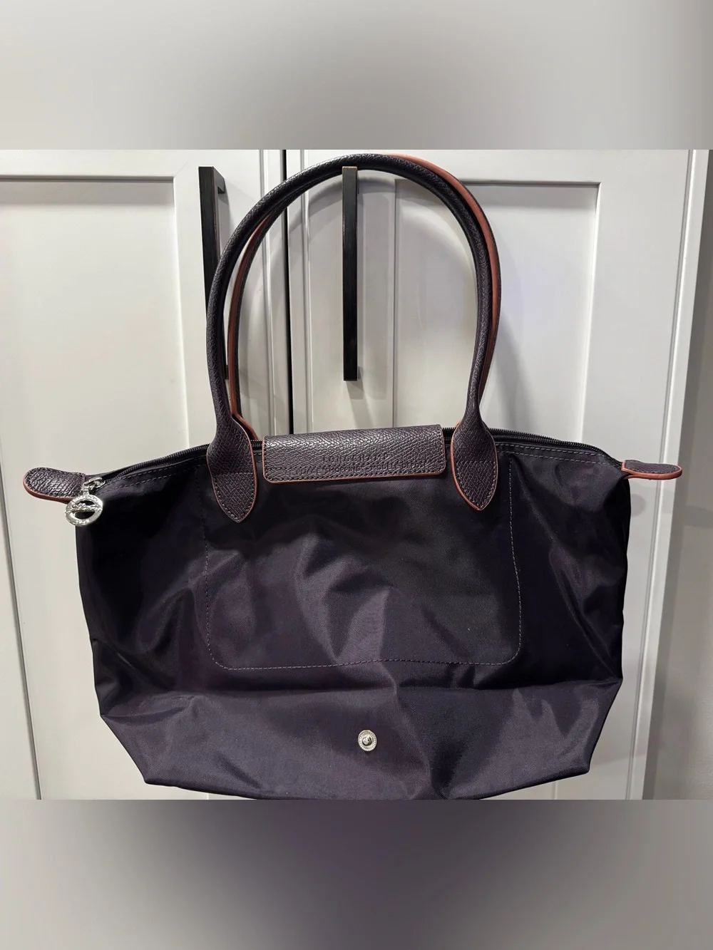 Longchamp Tote Bag LONGCHAMP Le Pliage Bilberry Purple EUC